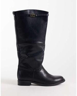 SEQWL Whispa Refined Riding Knee Boots - Blue