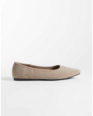 Cotton On Frankie Ballet Court Shoes - White