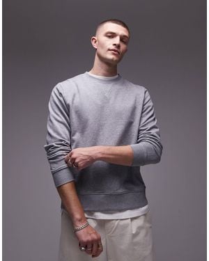 ARKET Terry Jersey Vintage Look Sweatshirt - Grey