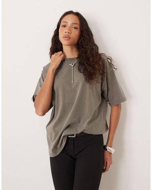 JJXX – oversize-t-shirt - Braun
