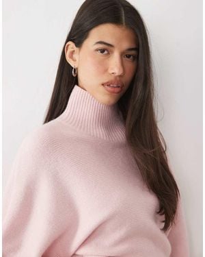 Gina Tricot Funnel Neck Jumper - Pink