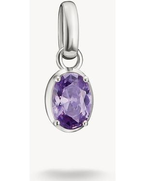 Thomas Sabo Charm Plateado Y Violeta De - Morado