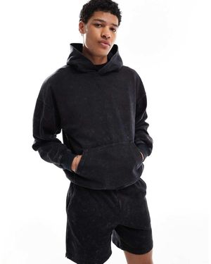 Only & Sons Sudadera Lavado Con Capucha De (Parte De Un Conjunto) - Negro