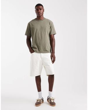 Jack & Jones Tony Loose Fit Denim Shorts - White