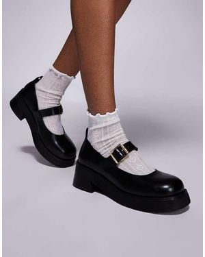 Walk London Cheryl Mary Jane Shoe - Black