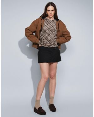 Mango Sleeveless Top - Brown