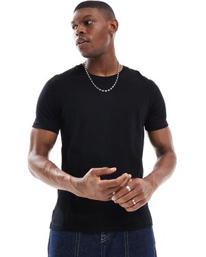 Bershka – t-shirt - Schwarz