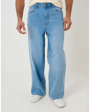 Threadbare Baggy Fit Jeans - Blue