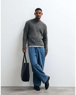 Jack & Jones Oversized Knit Jumper - Blue