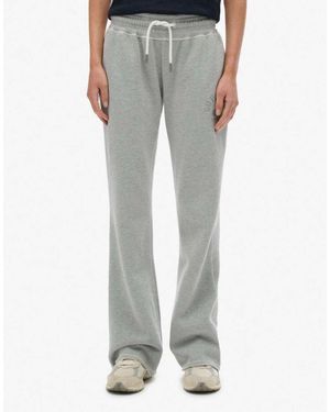 Superdry Athletic Print Flare Joggers - Grey