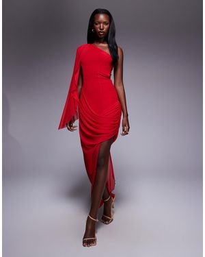 ASOS Draped Mini Dress - Red