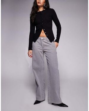 Abrand Jeans 94 Mid Rise Comfort Wide Leg Jeans - Purple