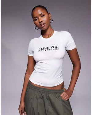 Nike Graphic Baby Tee - White