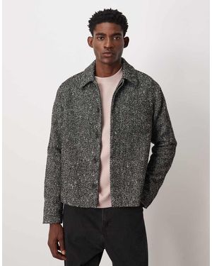 ASOS Wool Look Shacket - Grey