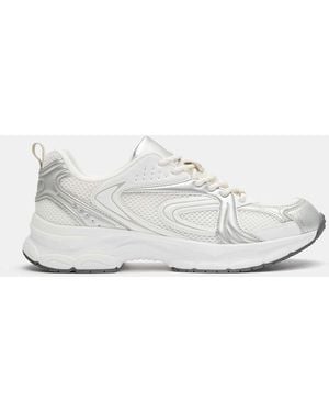 Pull&Bear – sneaker zum schnüren - Weiß