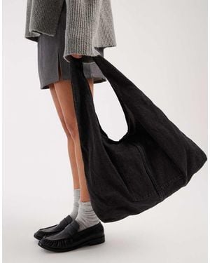 Levi's Denim Slouchy Shopper Bag - Black