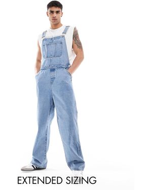 ASOS – latzhose aus denim - Blau