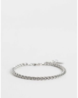 ASOS Bracelet chaîne à maillons en acier inoxydable imperméable - Neutre