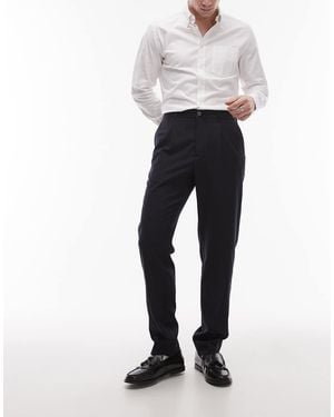 Mango Pantaloni Slim - Blu