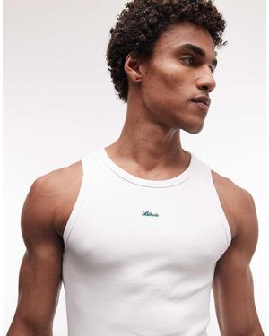 BLKVIS Camiseta Blanca Con Logo De Texto - Blanco
