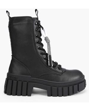 KG by Kurt Geiger Tegan Lace Up2 Low Ankle Boots - Black