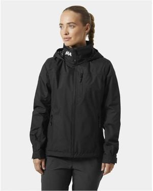 Helly Hansen Crew Hooded Midlayer Sailing Jacket 2.0 - Black