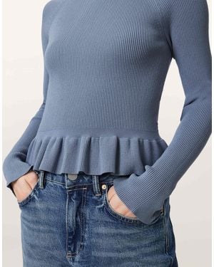 AllSaints – jas – pullover - Blau