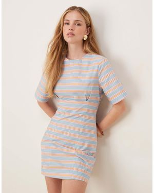 ASOS Fitted T Shirt Mini Dress - White