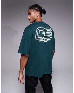 ASOS Oversized T-shirt With Sports Graphic - Multicolor