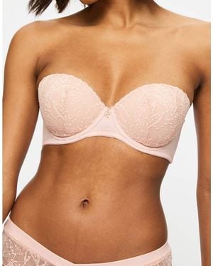 KBX Louisa Padded Strapless Bra - Brown