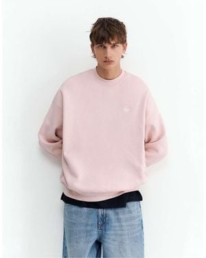 Pull&Bear Stwd Boxy Sweatshirt - Pink