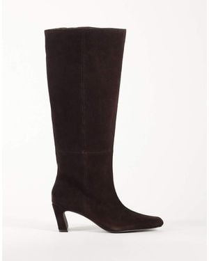 Nobody's Child Ottilie Real Suede Knee High Boots - Brown