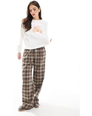 Hollister Pull en maille à motif croissant - crème - Blanc