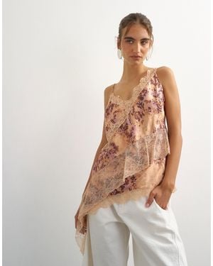 TOPSHOP Insert Cami - Natural