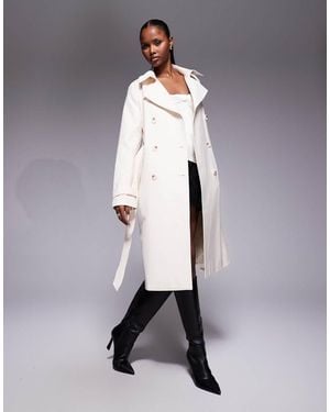 Forever New Trench Midi Coat - Grey