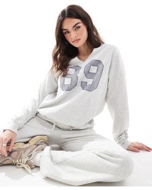 Hollister – sweatshirt - Weiß