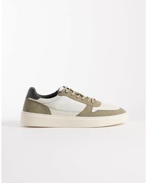 ASOS – sneaker mit einsatzdetails aus wildleder - Natur