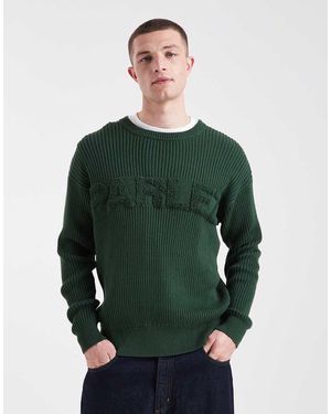 Parlez Jersey Oscuro Con Logo De Punto De - Verde