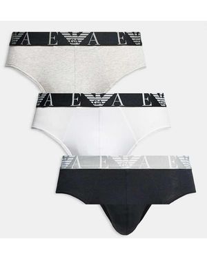 Emporio Armani Bodywear 3 Pack Briefs - White