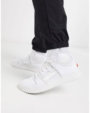 Ellesse Assist High Top Leather Sneakers - White