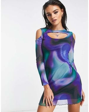 VIOLET ROMANCE Vestito Corto - Blu