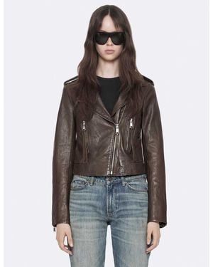 AllSaints Errie Biker - Bruin