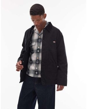 Dickies Lined Chore Canvas Jacket - Blue