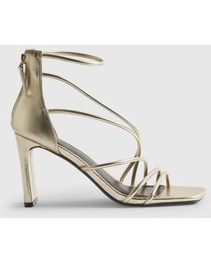 River Island Strappy Heeled Sandals - White