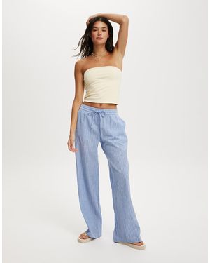 Cotton On Haven Wide Leg Pant - Blue