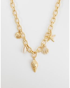 Mango Summer Charms Necklace - Metallic