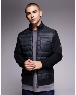 Barbour Heysham Quilted Sweat - Grey