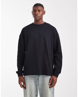 ASOS Oversized Long Sleeve T-shirt - Blue