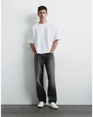 Pull&Bear Rechte Jeans - Wit