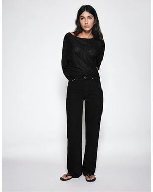 Pull&Bear Straight Wide-leg Jeans - Blue